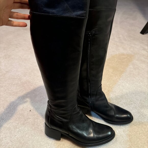Patapata Italian knee high leather boots - Picture 12 of 16